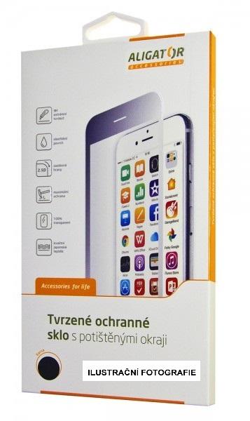 Aligator ochranné sklo PRINT Samsung A40, čierna