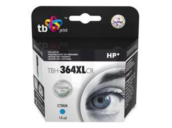 Ink. kazeta TB kompat. s HP CB323EE (No.364), TBH-364XLCR, Cyan