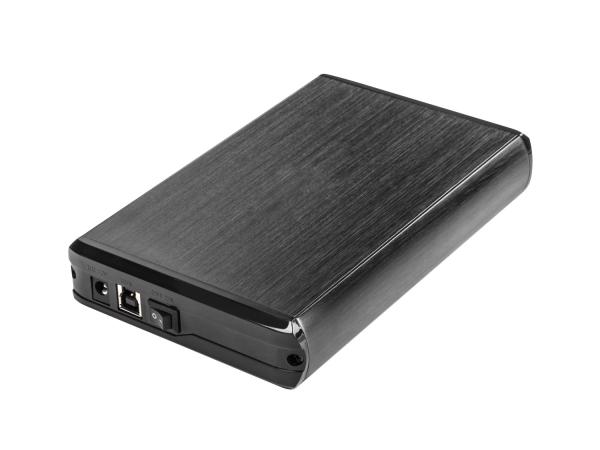 Externí box pro HDD 3, 5" USB 3.0 Natec Rhino, černý,  včetně napájecího adaptéru 