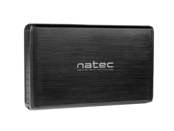 Externí box pro HDD 3, 5" USB 3.0 Natec Rhino, černý,  včetně napájecího adaptéru 