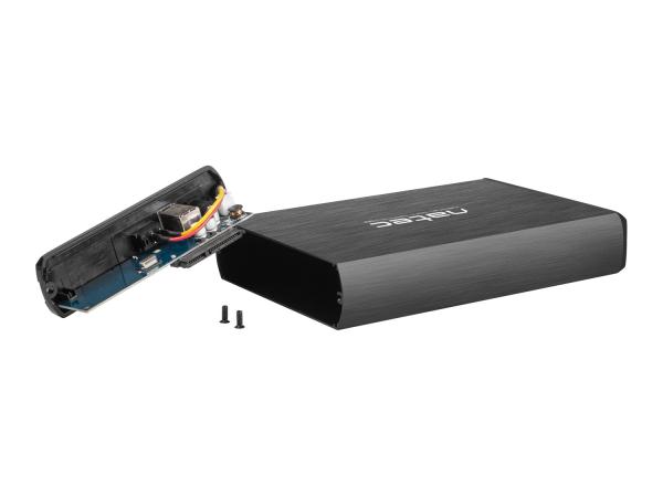 Externý box pre HDD 3, 5" USB 3.0 Natec Rhino, čierny, vrátane napájacieho adaptéra 