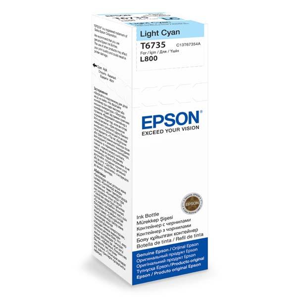 Epson T6735 Light Cyan ink 70ml pre L800