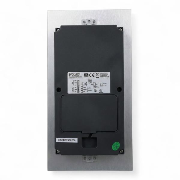 EVOLVEO DoorPhone ID-2, 2-drôtový videotelefón pre dva byty s RFID, odtlačkom prsta a podporou ONVIF ka 