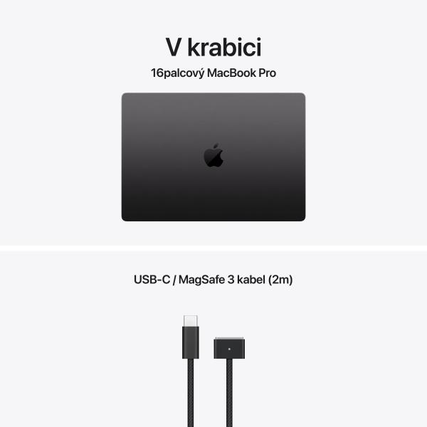Apple MacBook Pro 16"/ M5 Pro/ 16, 2"/ 3456x2234/ 24GB/ 1TB/ M5 Pro/ Tahoe/ Space Black/ 1R 