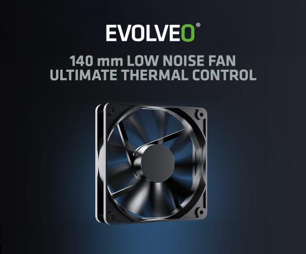 EVOLVEO P1000, 1000W/ ATX 3.1/ 80+ PLATINUM/  
