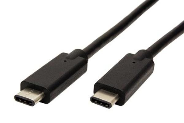 PremiumCord USB-C kabel ( USB 3.1 generation 2, 3A, 10Gbit/ s ) černý, 1m