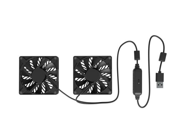 Stojan pod notebook Natec TERN 2 PLUS, 12, 1-17, 3", 2 ventilátory 