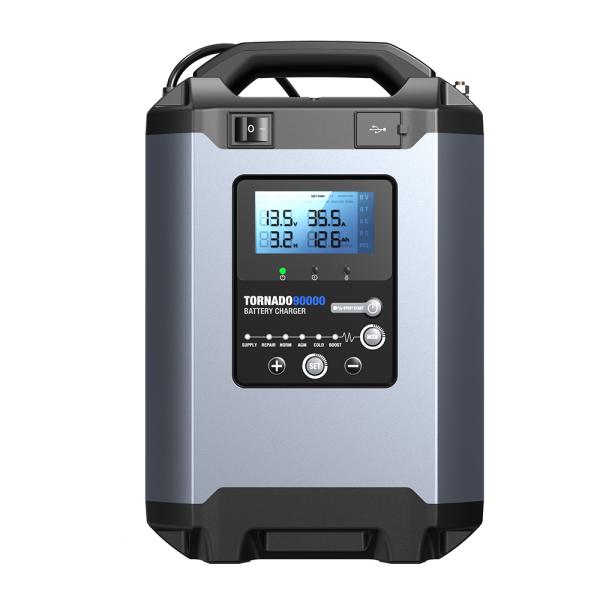 TOPDON Nabíjačka autobatérie Tornado 90000/ Príkon 1600W max/ 20-2800Ah/ Pre 12V a 24V/ 5-90A/ 11-31V 