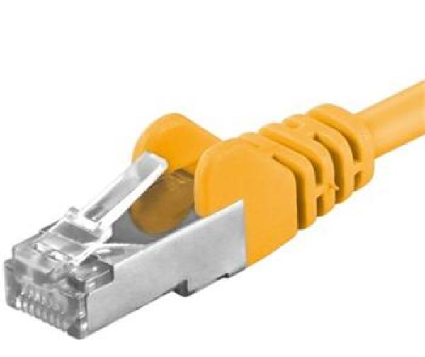 Premiumcord Patch kábel CAT6a S-FTP, RJ45-RJ45, AWG 26/ 7 2m, žltá
