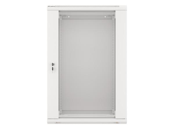 LANBERG 19" RACKOVÁ SKRIŇA PRO MONTÁŽ NA STENU 18U/ 600X450 (FLAT PACK) ŠEDÁ V2 