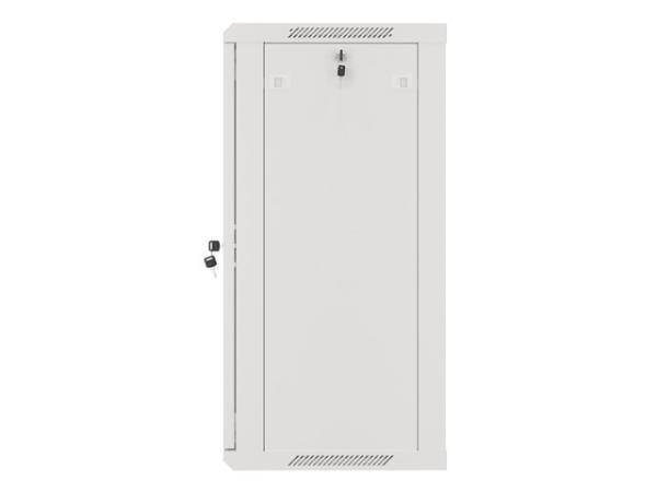 LANBERG 19" RACKOVÁ SKRIŇA PRO MONTÁŽ NA STENU 18U/ 600X450 (FLAT PACK) ŠEDÁ V2 