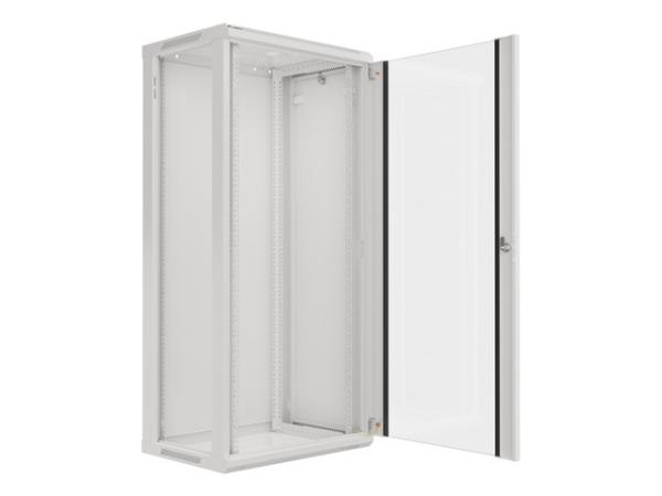 LANBERG RACKOVÁ SKRIŇA 19" NÁSTENNÁ 27U/ 600X450 (FLAT PACK) ŠEDÁ V2 