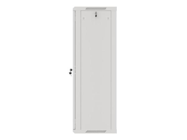 LANBERG RACKOVÁ SKRIŇA 19" NÁSTENNÁ 27U/ 600X450 (FLAT PACK) ŠEDÁ V2 