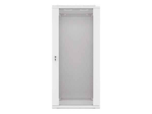 LANBERG RACKOVÁ SKRIŇA 19" NÁSTENNÁ 27U/ 600X450 (FLAT PACK) ŠEDÁ V2 