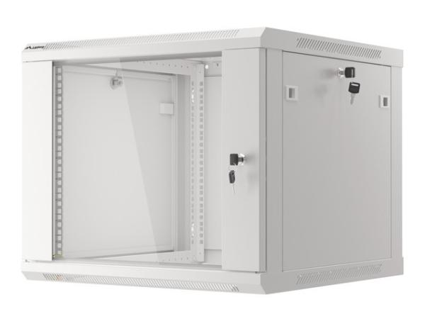 LANBERG RACKOVÁ SKRIŇA 19" PRO MONTÁŽ NA STENU 9U/ 600X600 (FLAT PACK) V2 ŠEDÁ 