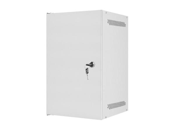 LANBERG RACKOVÁ SKRIŇA 10" PRO MONTÁŽ NA STENU 9U/ 280X310 PRO VLASTNÚ MONTÁŽ S KOVOVÝMI DVERAMI ŠEDÁ 