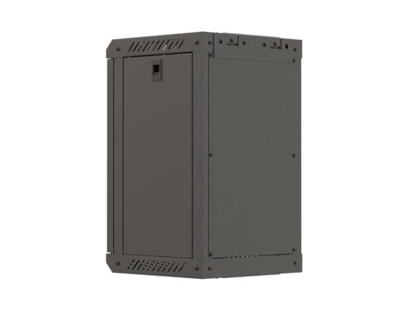 LANBERG RACKOVÁ SKRIŇA 10" NÁSTENNÁ 9U/ 300X300 (FLAT PACK) S PRESKLENÝMI DVERMI ČIERNA 