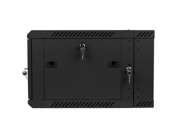 LANBERG RACKOVÁ SKRIŇA 19" DVOJDIELNA NÁSTENNÁ 6U/ 600X600 (FLAT PACK) ČIERNA 