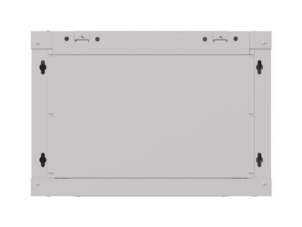 LANBERG 19" RACKOVÁ SKRIŇA PRO MONTÁŽ NA STENU 6U/ 540X350 (FLAT PACK) S PROSKLENÝMI DVERAMI ŠEDÁ 