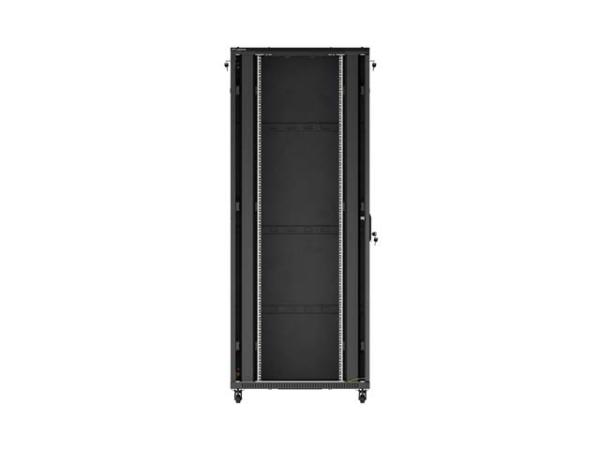 LANBERG 19" VOĽNE STOJÚCA RACKOVÁ SKRIŇA 42U/ 800X1000 (FLAT PACK) S PRESKLENÝMI DVERAMI ČIERNA 