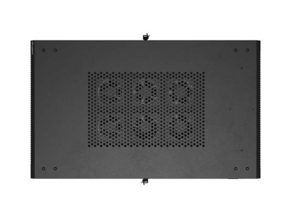 LANBERG INŠTALAČNÝ SKRIŇOVÝ ROZVADEČ 19" 42U 600X1000 ČIERNE SKLENENÉ DVERE (PLOCHÉ BALENIE) 