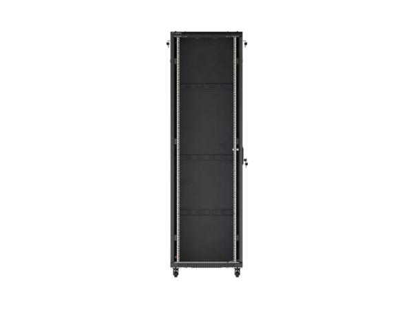 LANBERG 19" VOĽNE STOJÚCA RACKOVÁ SKRIŇA 42U/ 600X800 (FLAT PACK) S PRESKLENÝMI DVERAMI ČIERNA 