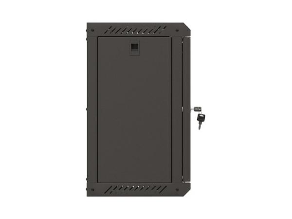 LANBERG RACKOVÁ SKRIŇA 10" NÁSTENNÁ 9U/ 300X300 (FLAT PACK) S PRESKLENÝMI DVERMI ČIERNA 