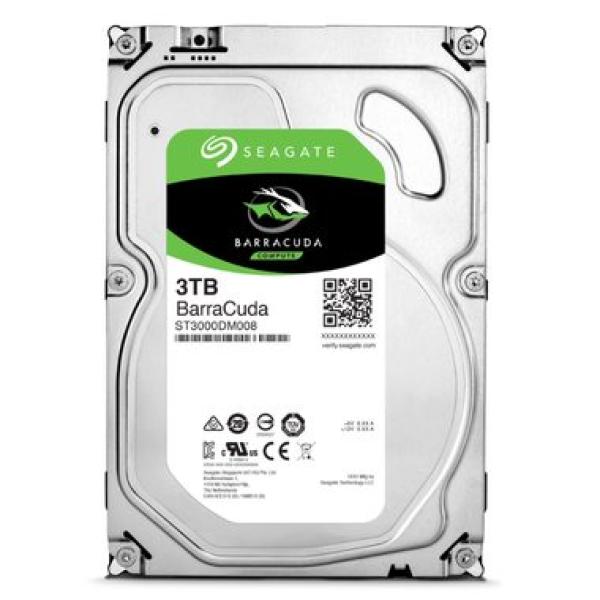 Seagate BarraCuda/ 3TB/ HDD/ 3.5"/ SATA/ 5400 RPM/ 2R