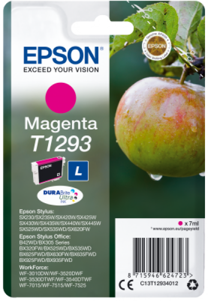 Epson Singlepack Magenta T1293 DURABrite Ultra Ink