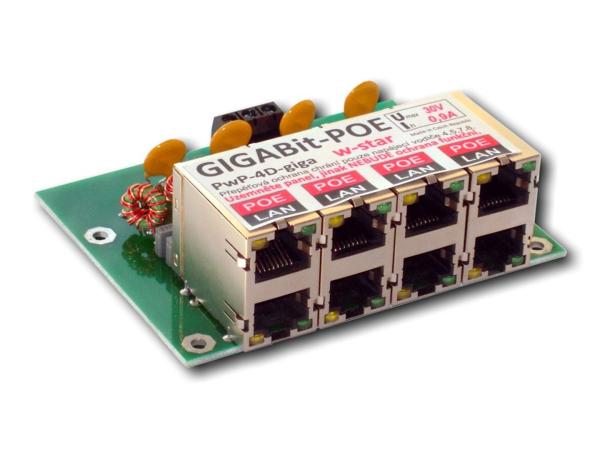W-Star Zakázkový gigabitový 4 portový napájecí power panel Gigabit 60V-11-22