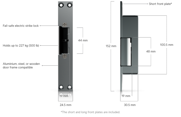 Ubiquiti UACC-Lock-Strike-Safe-8mm, UniFi Access Fail-Safe Strike Lock 8mm 