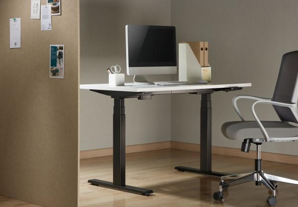 Stolová doska BR147BL, 1400 x 700 x 25 mm biela pre výškovo nastaviteľné podnože Brateck 