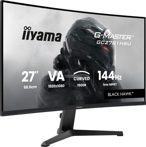 iiyama G-Master/ GC2781HSU-B1/ 27"/ VA/ FHD/ 144Hz/ 1ms/ Čierna/ 3R 
