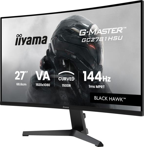 iiyama G-Master/ GC2781HSU-B1/ 27"/ VA/ FHD/ 144Hz/ 1ms/ Čierna/ 3R 