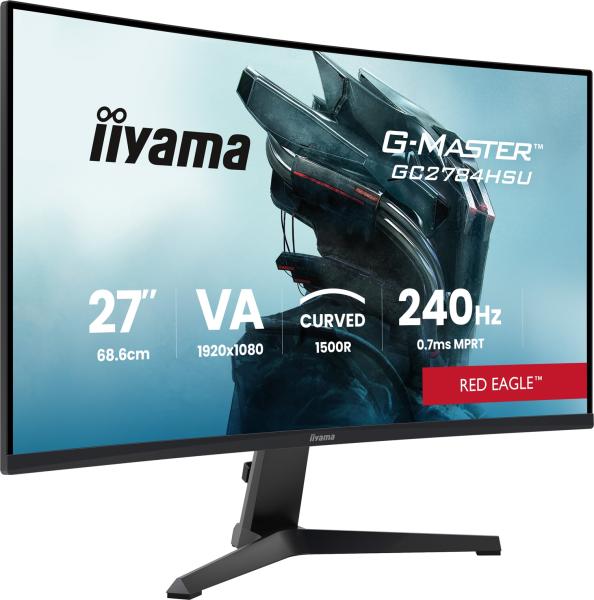 iiyama G-Master/ GC2784HSU-B1/ 27"/ VA/ FHD/ 240Hz/ 0, 7ms/ Čierna/ 3R 