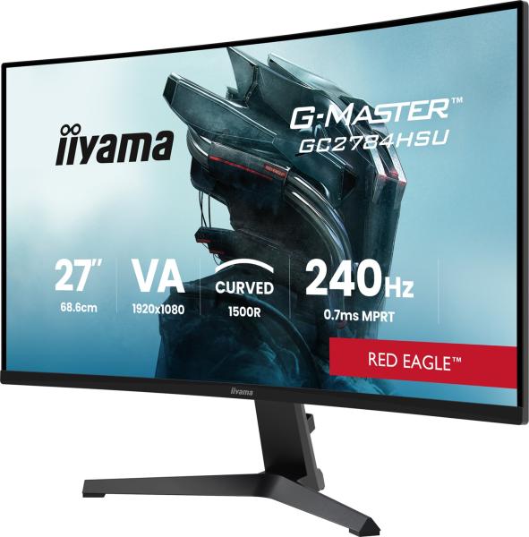 iiyama G-Master/ GC2784HSU-B1/ 27"/ VA/ FHD/ 240Hz/ 0, 7ms/ Čierna/ 3R 
