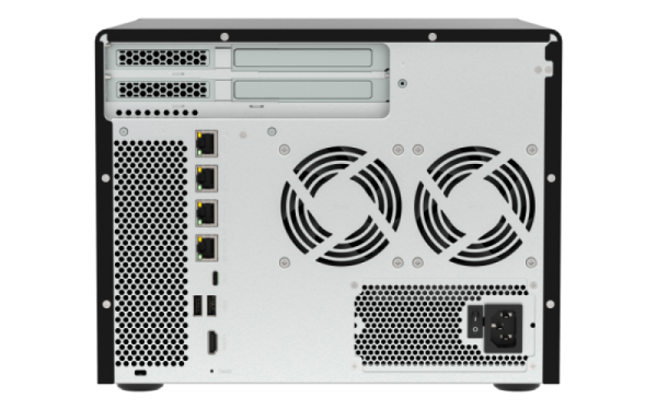 QNAP TVS-h877AX-R5-16G (AMD Ryzen 5, 16GB DDR5 RAM, 6x 3, 5" + 4x 2, 5", 3x PCIe, 2x 2, 5GbE, 2x 10GbE) 