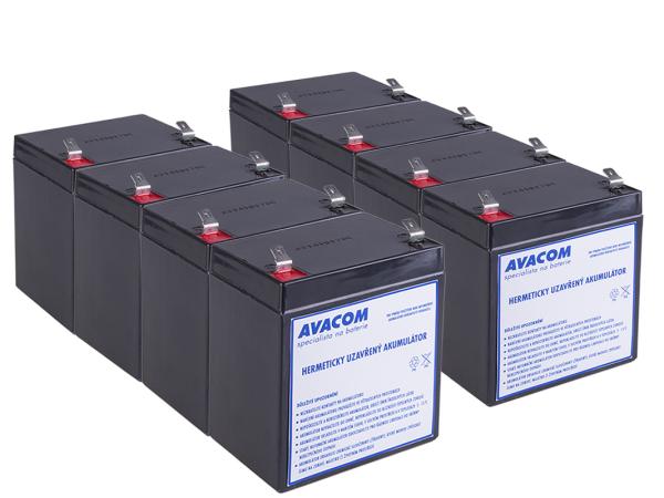 Batériový kit AVACOM AVA-RBC43-KIT náhrada pre renováciu RBC43 (8ks batérií)