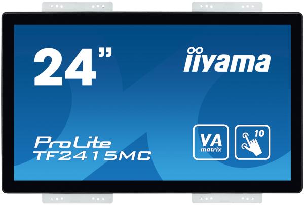 24" iiyama TF2415MC-B2: VA, FullHD, capacitive, 10P, 350cd/ m2, VGA, DP, HDMI, čierny