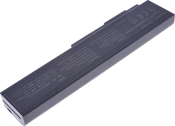 Baterie T6 Power Asus M50, G50, G60, N43, N53, N61, B43, X55, X57, X64, 5200mAh, 58Wh, 6cell 