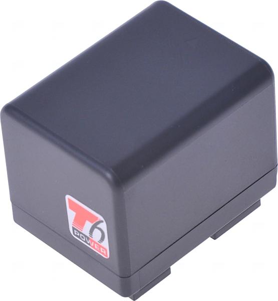 Batéria T6 power Canon BP-727, 2400mAh, 8, 6Wh, čierna 