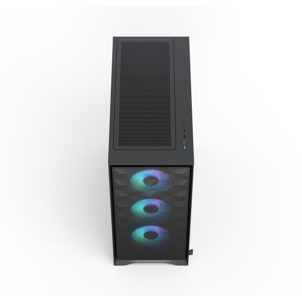 Fractal Pop 2 Air/ Midi Tower/ Transpar./ Čierna 