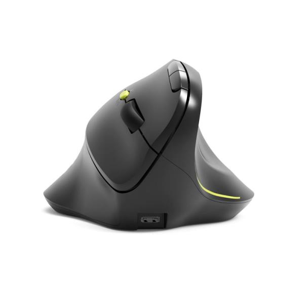 PORT CONNECT ERGO SOFT COLLECTION/ Vertikálna/ Optická/ Pre pravákov/ 1 600 DPI/ USB+BT/ Čierna 