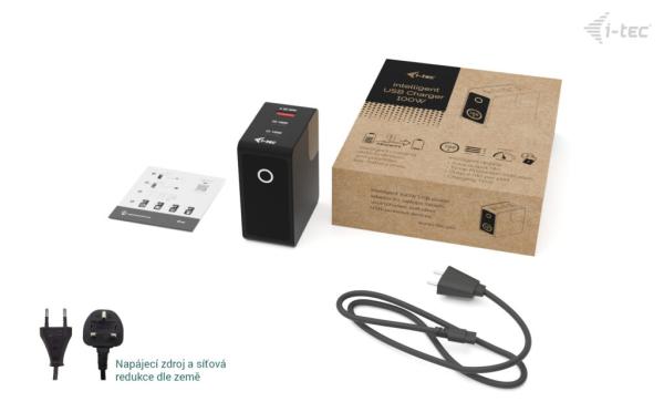 i-tec 100W Intelligent Multiport USB Charger 