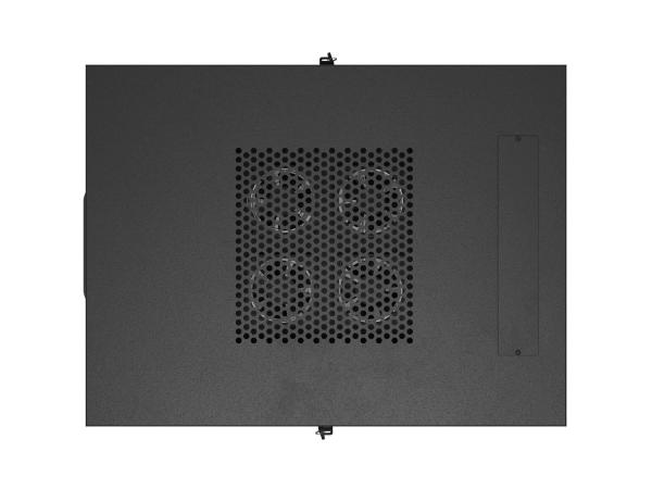 LANBERG 19" VOĽNE STOJÚCA RACKOVÁ SKRIŇA 42U/ 600X800 (FLAT PACK) S PRESKLENÝMI DVERAMI LCD ČIERNA 