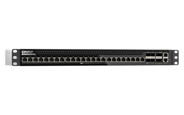 QNAP riadený switch QSW-M7230-2X4F24T (24x 10GbE port, 4x 25Gb port, 2x 100Gb port) 
