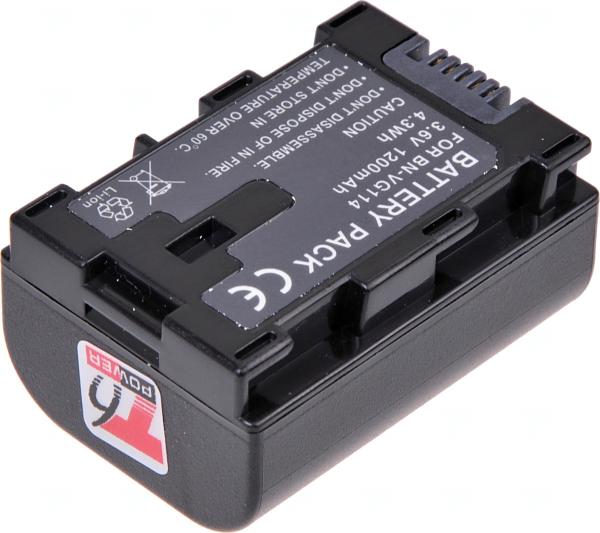 Batéria T6 Power pre JVC BN-VG107, BN-VG108, BN-VG114, 1200mAh, 4, 3Wh 