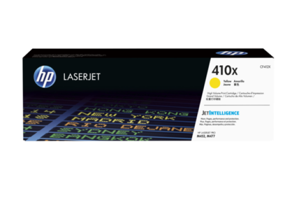 HP Žltá originálna tonerová kazeta s vysokou výťažnosťou HP 410X LaserJet 5000 strán