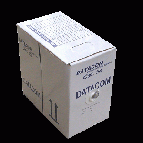 DATACOM UTP Cat5e PVC kábel 305m (lanko) čierny