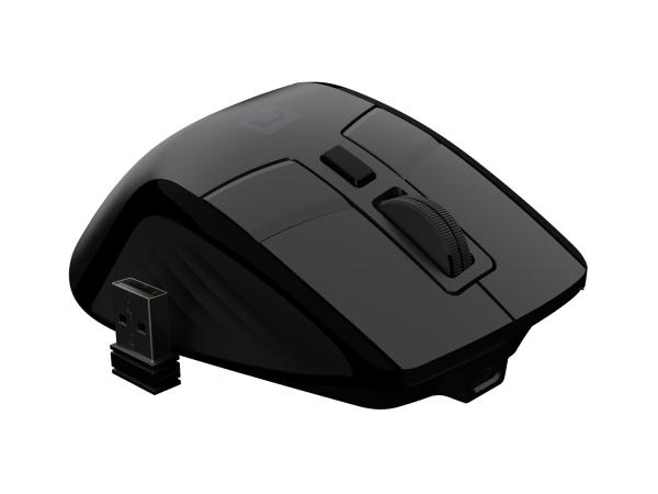 Bezdrôtová myš Natec JAGUAR PRO/ Kancelárska/ Blue Sense/ Pre pravákov/ 4 000 DPI/ USB+BT/ Čierna 
